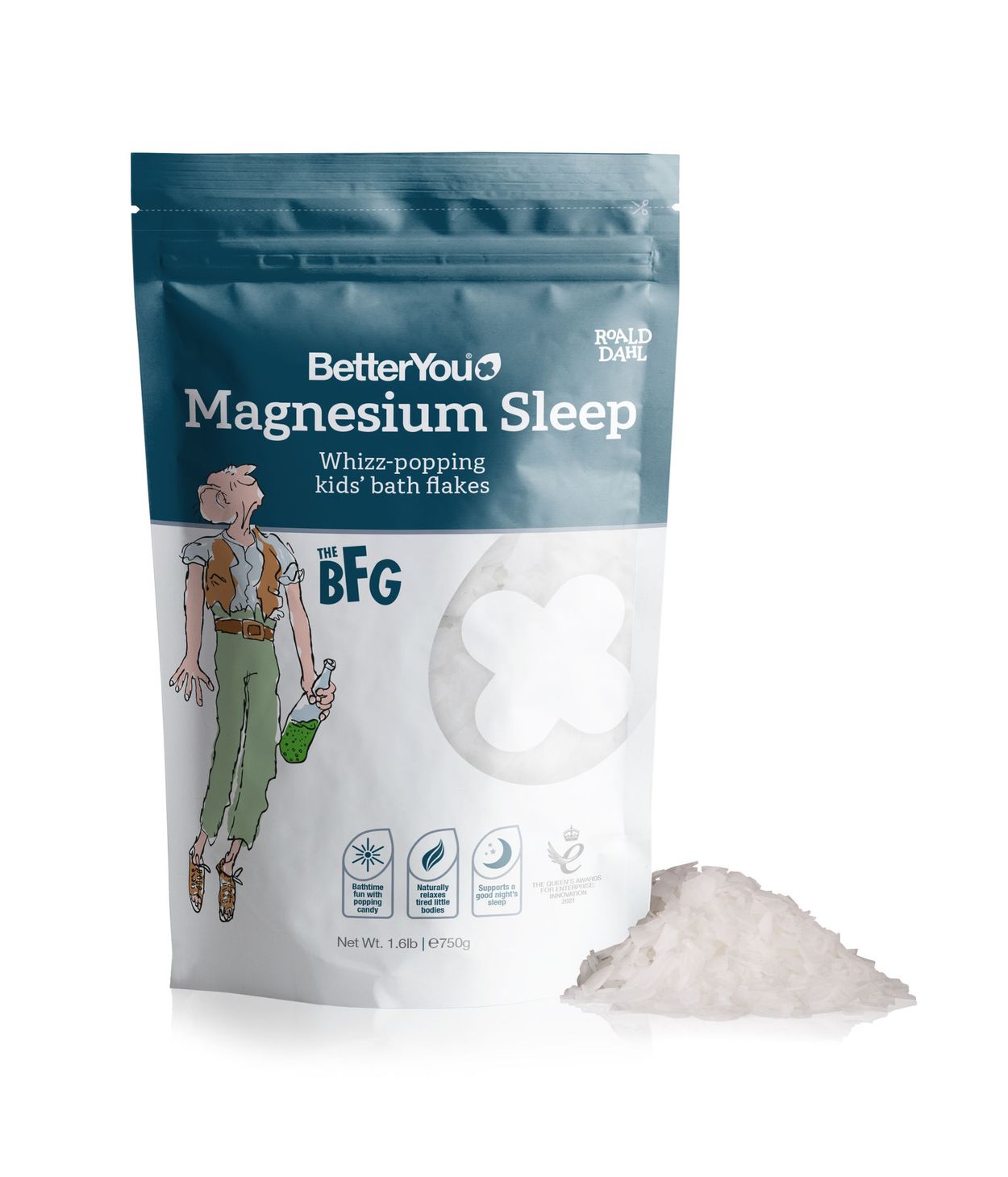 BetterYou Magnesium Sleep Kids Bath Flakes 750gr