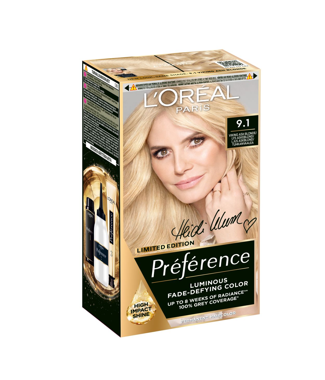 L'ORÉAL Préférence 9.1 Viking light blonde Heidi K