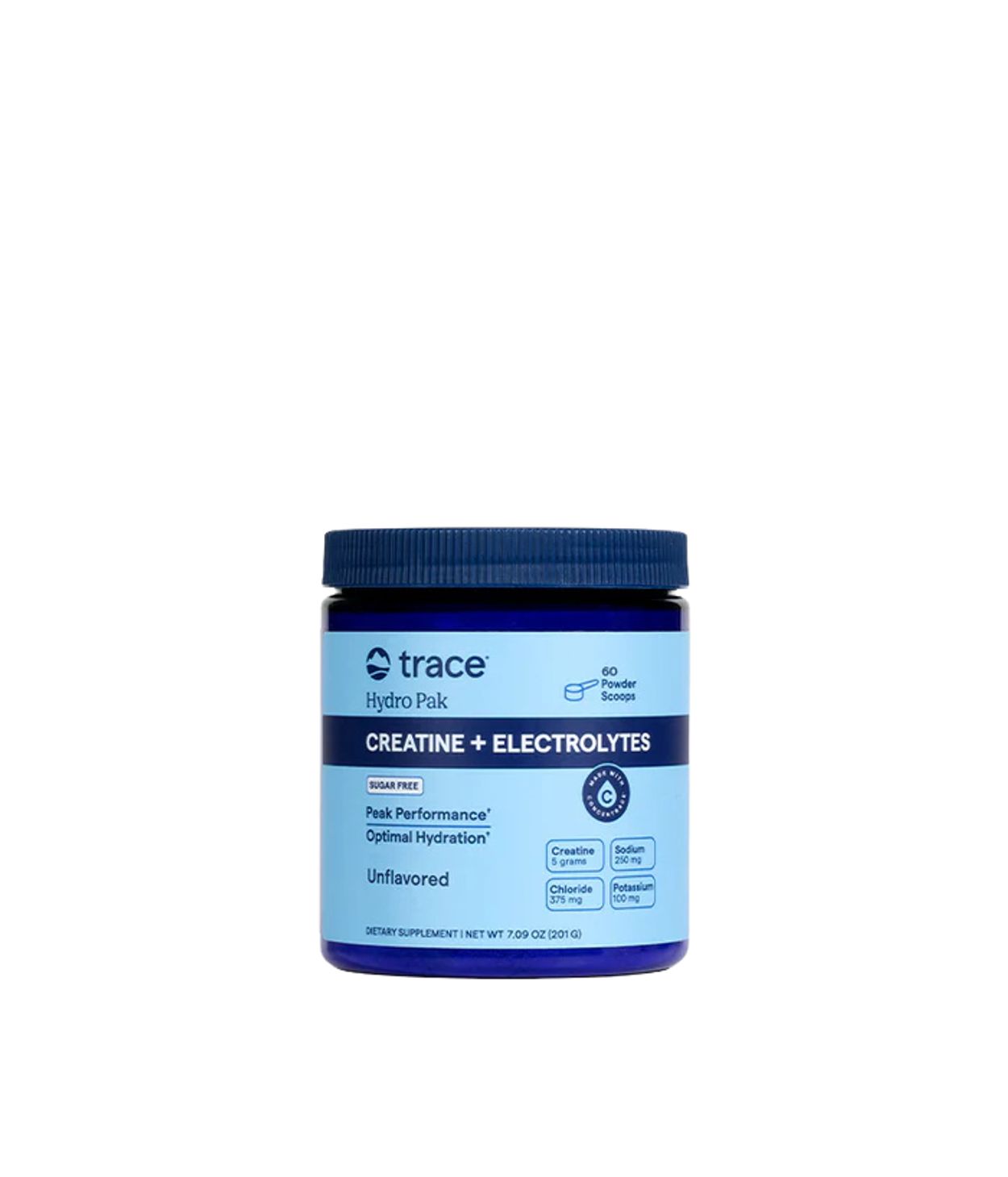Trace Creatine Electrolytes Án bragðefna 60 skammt