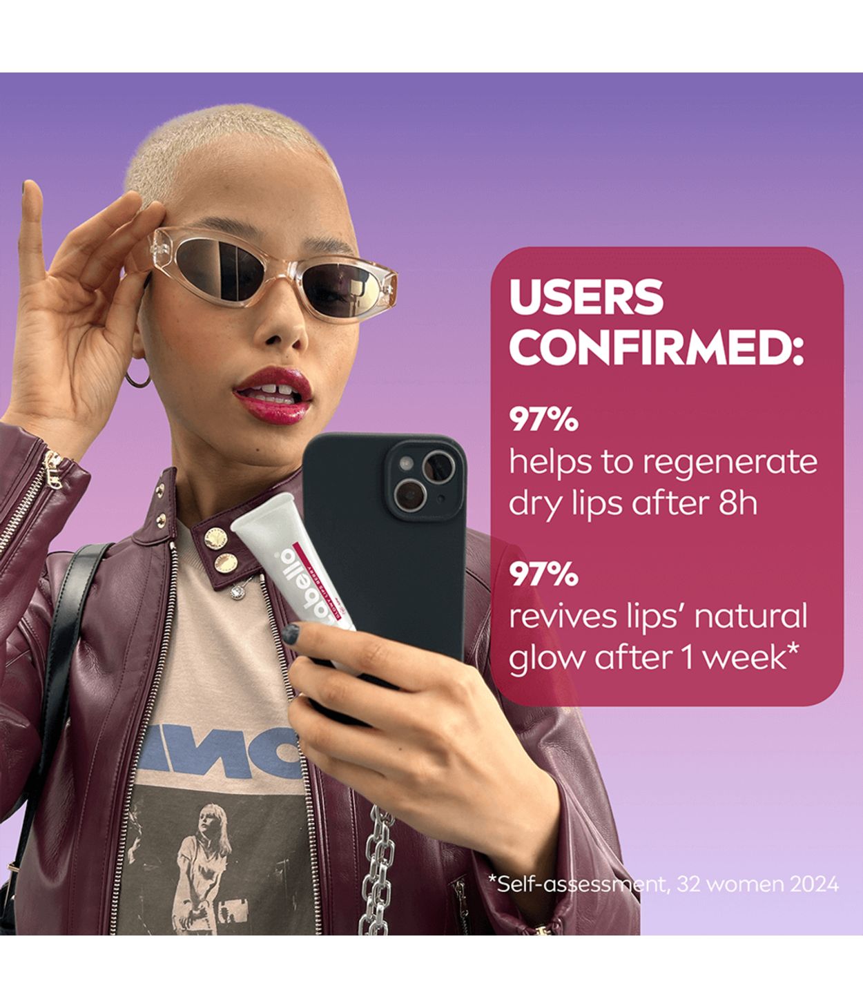 Labello Glowy Lips Berry SPF30