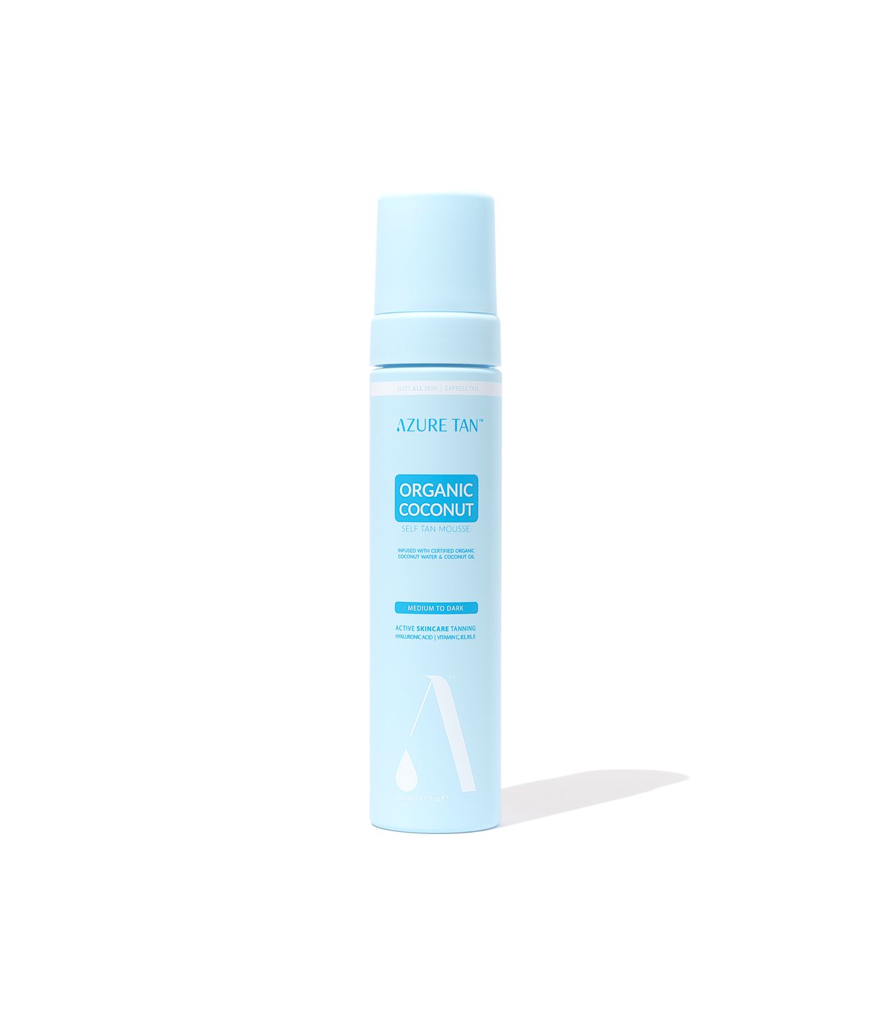 AZURE Self Tan Mousse Coconut 200ml