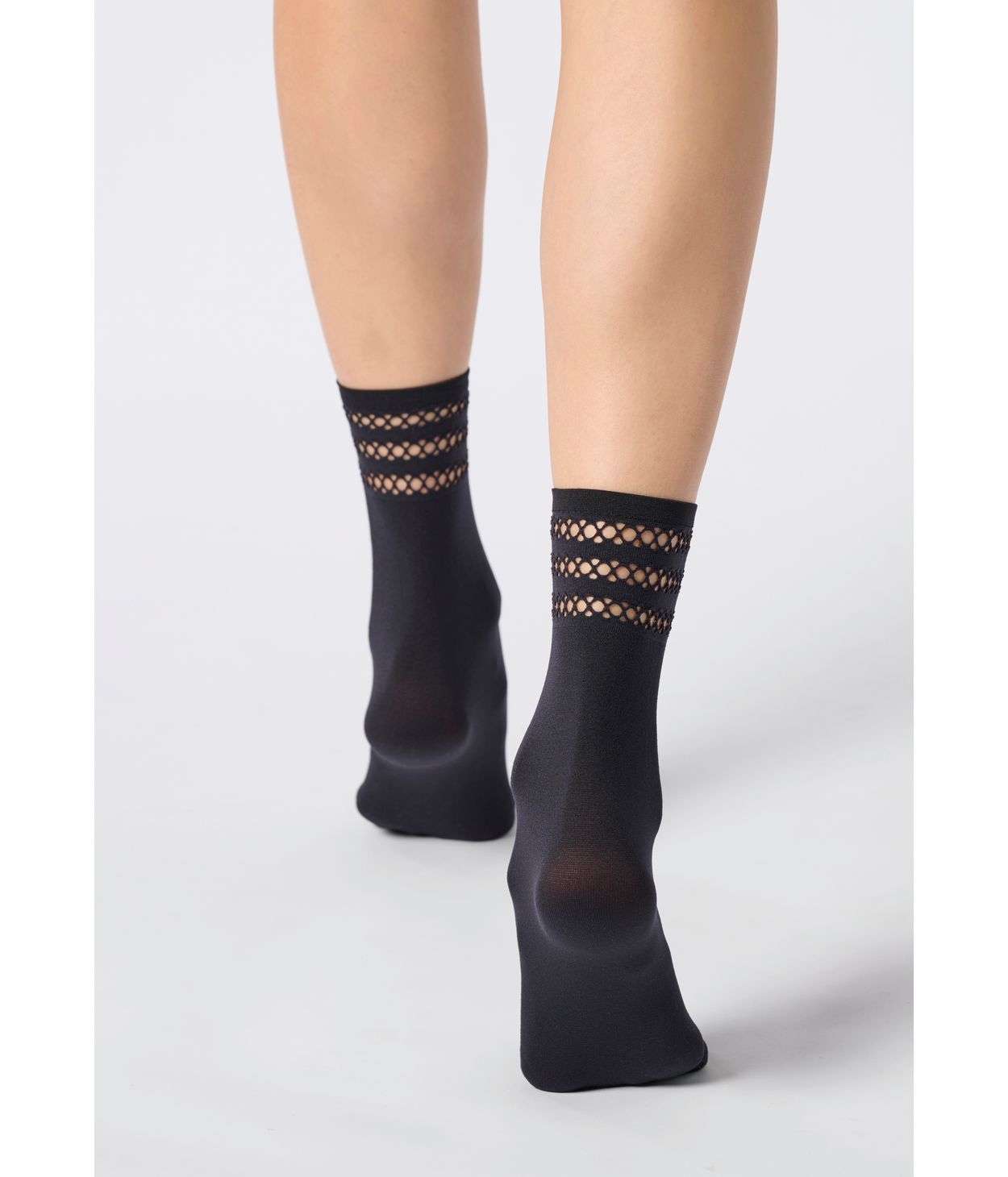 Oroblu 2P Twins decorated Socks Black