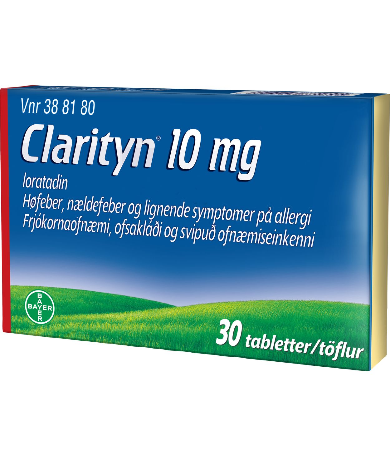 Clarityn, töflur 10 mg 30 stk