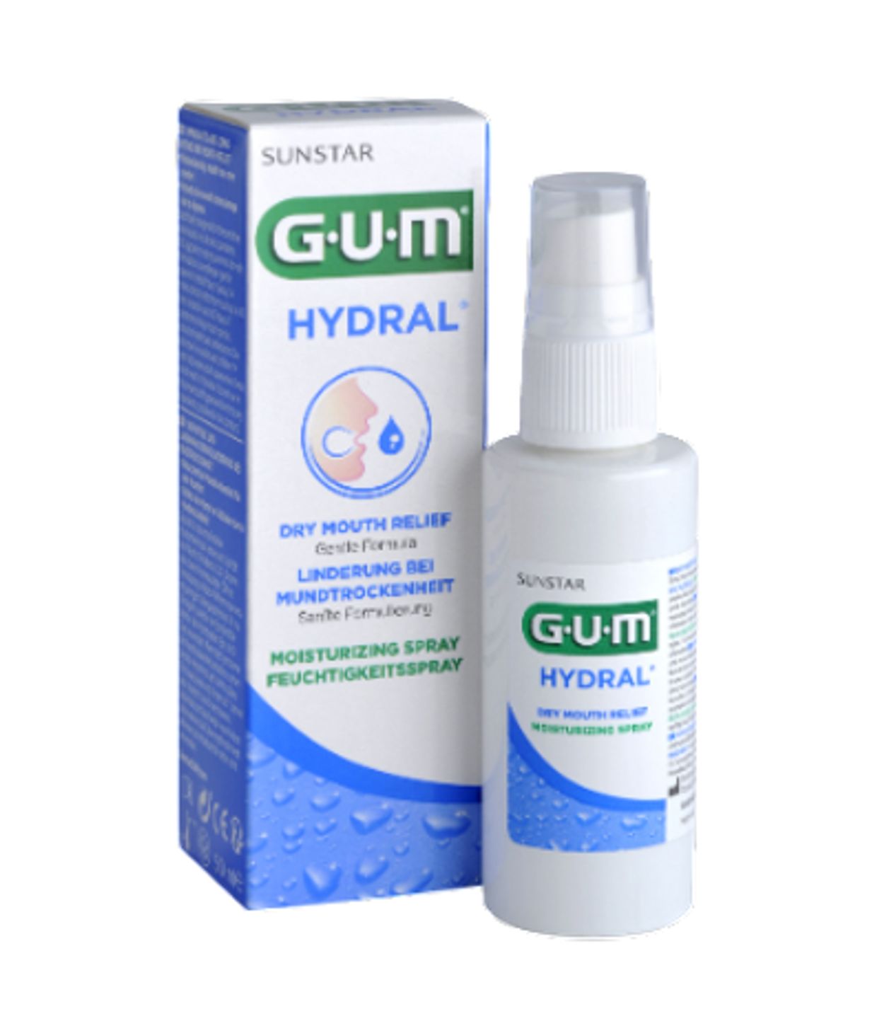 GUM Hydral Spray Við Munnþurrk 50ml