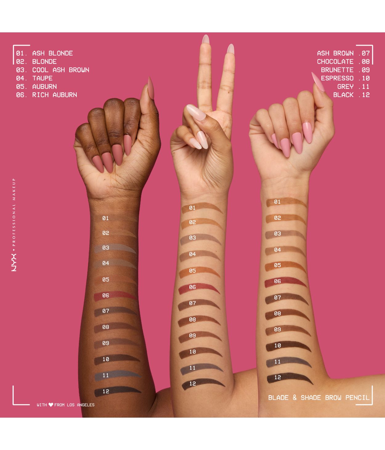 NYX Blade & Shade Brow Pencil