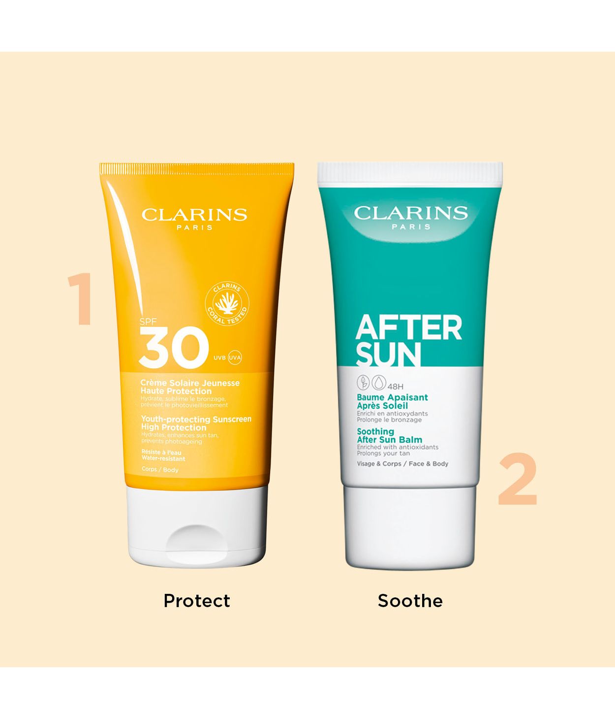 CLARINS Sun Body Cream SPF30 150ml