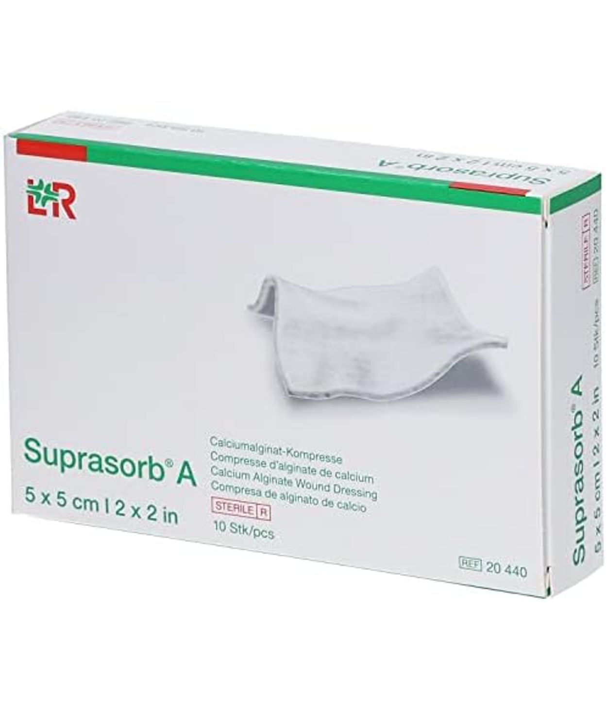 Suprasorb A Blóðstoppandi grisja 5cmx5cm