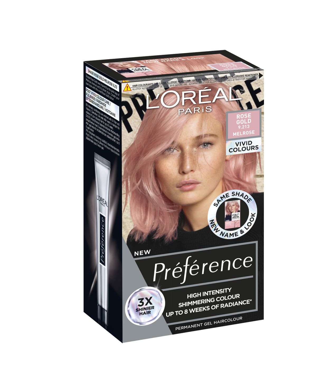L'ORÉAL Preference Vivids 9.213 Rose Gold