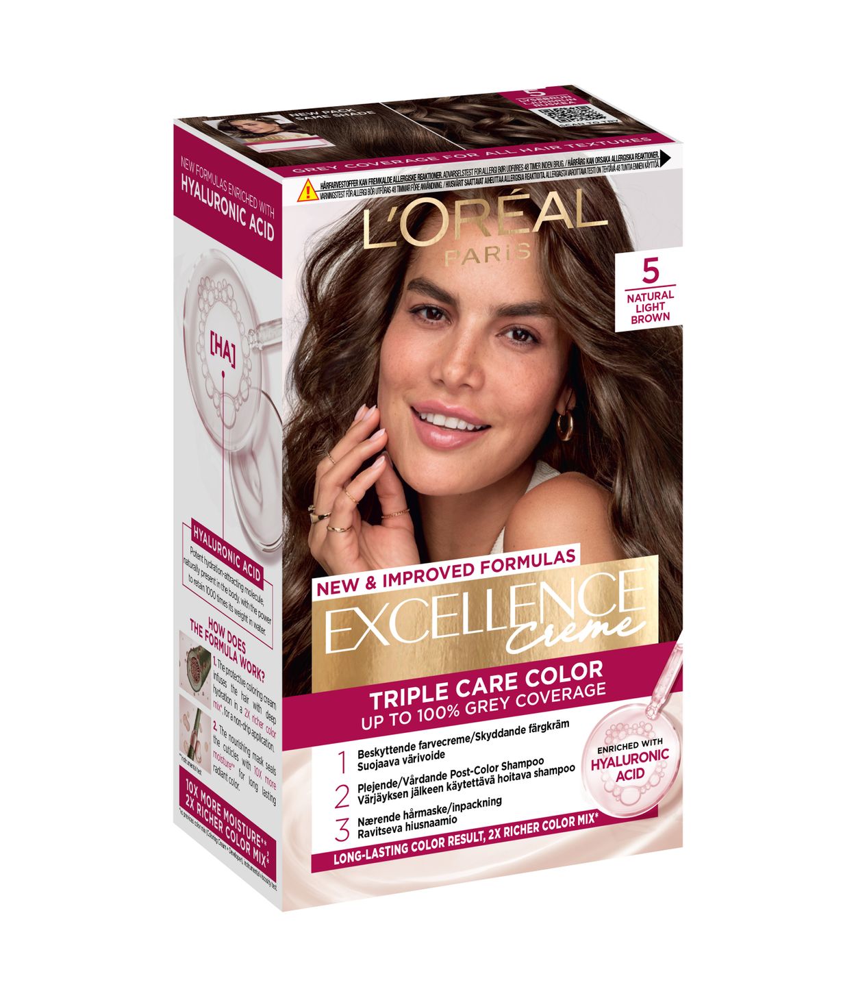 L'ORÉAL Excellence 5 Natural Light Brown