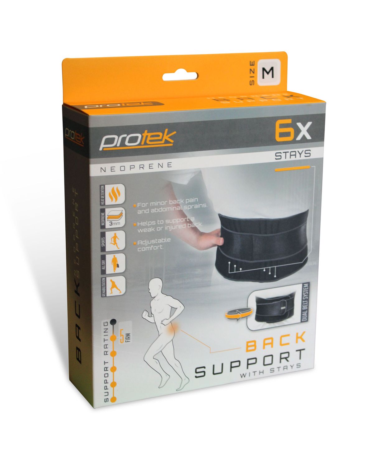 Protek Neoprene Back Support Stray