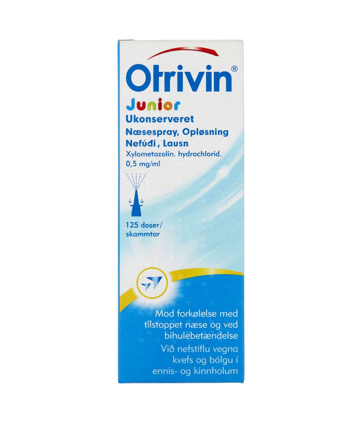 Otrivin Junior ukonserveret nefúði 0,50 mg/ml 10 m