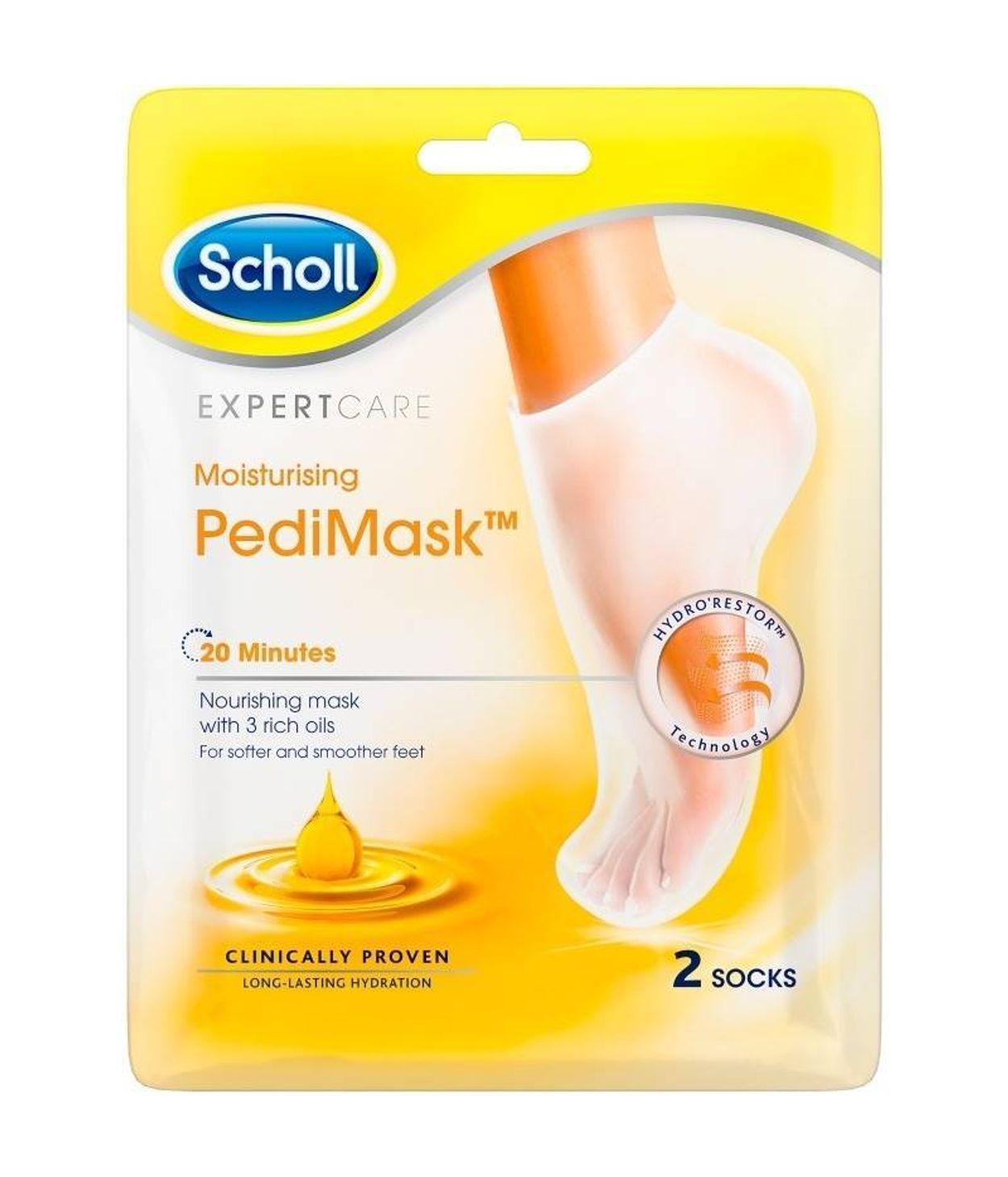 Scholl Moisturising Pedi Mask Triple Oil