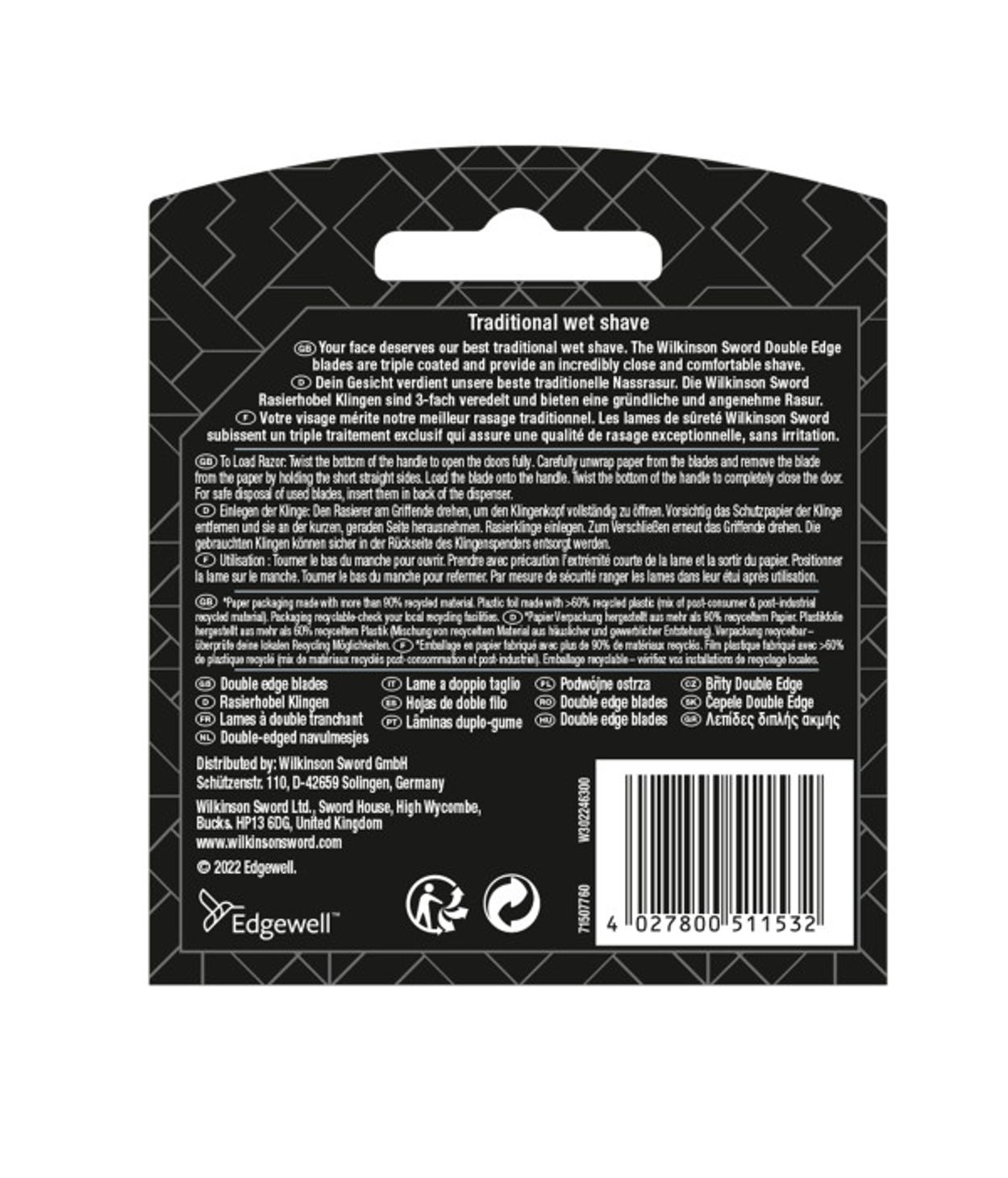 WILKINSON Classic/Double edge Blöð 10stk kk