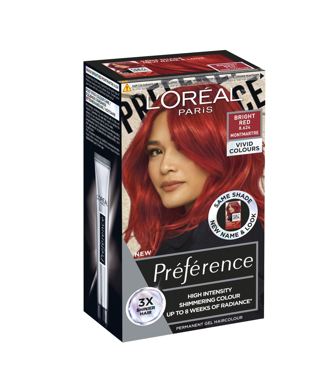 L'ORÉAL Preference Vivids 8.624 Bright Red