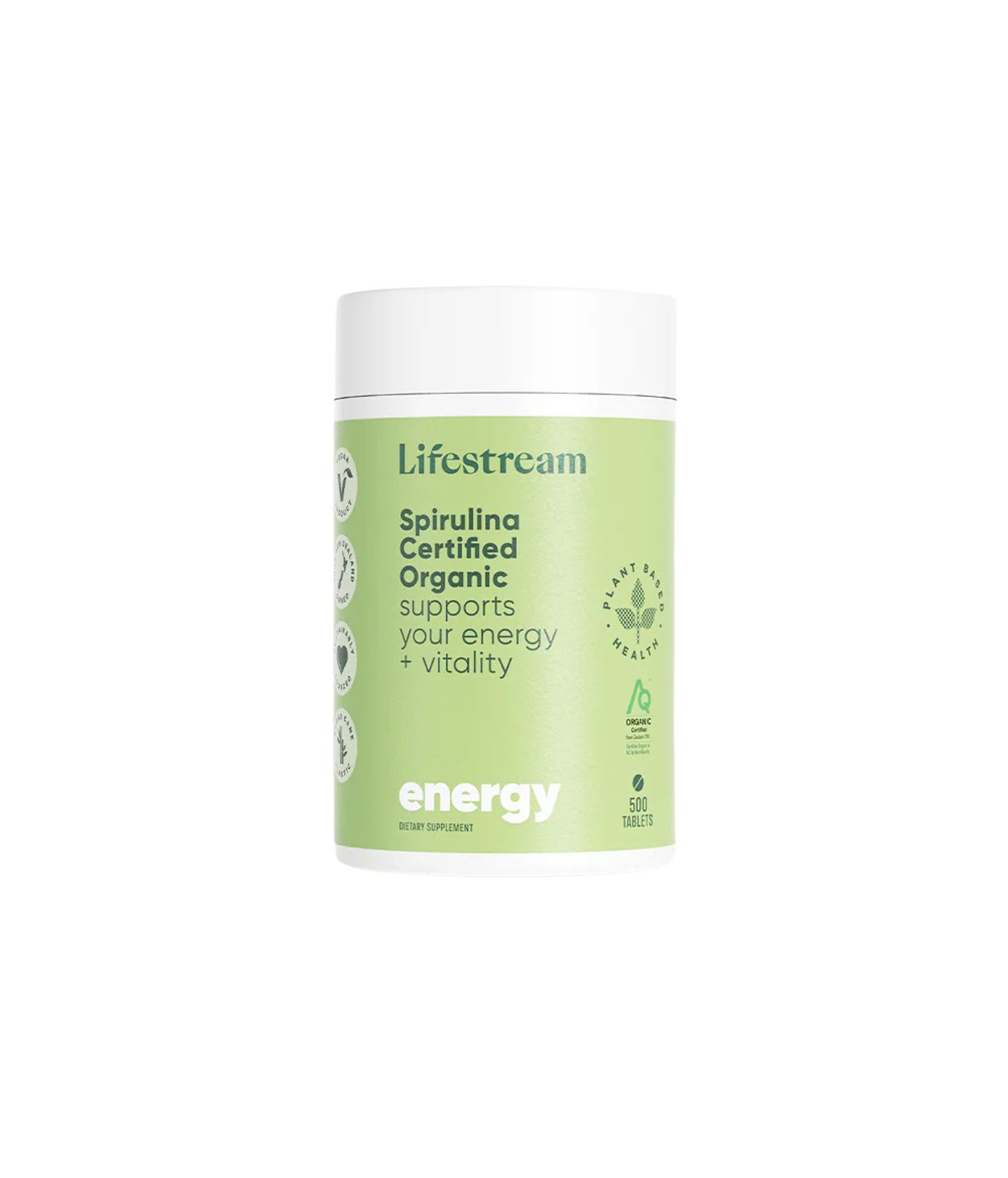 Lifestream Spirulina 500mg 500stk