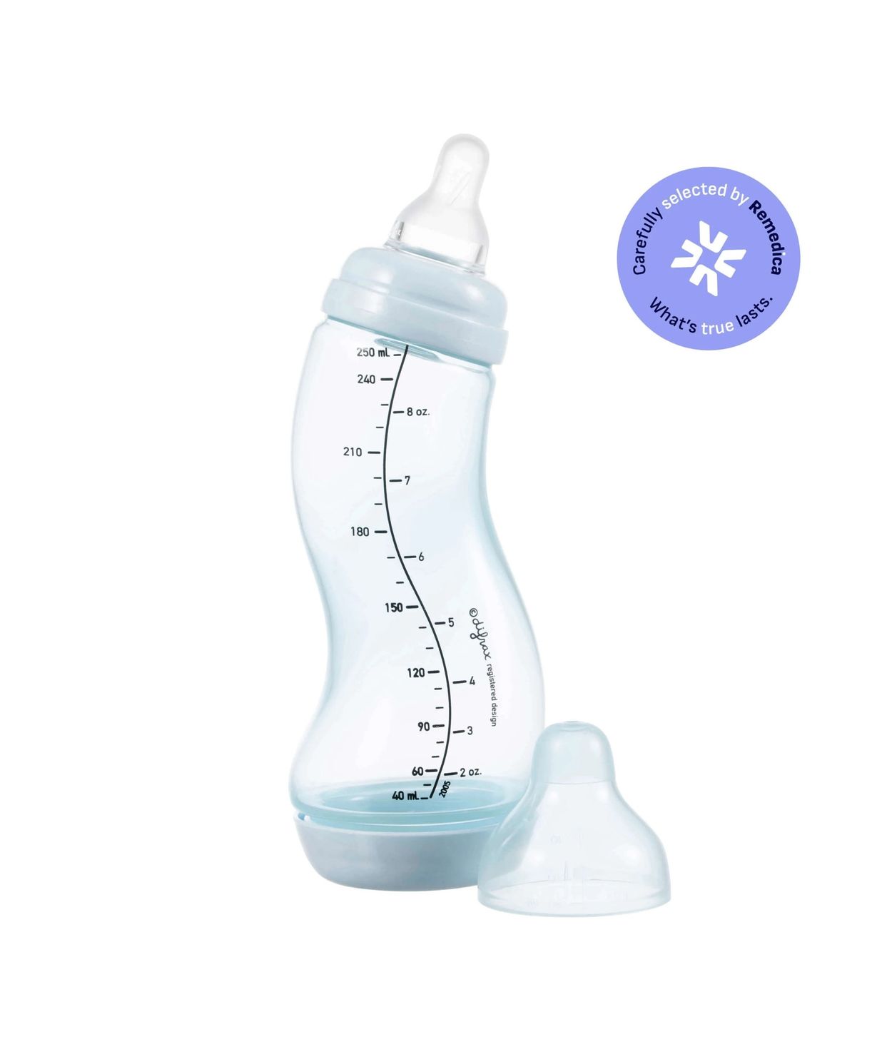 Difrax Natural S Peli 250ml Ísblár