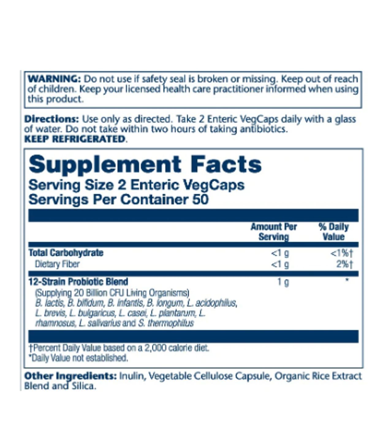 SOLARAY Multidophilus 12  20 Billion 50stk