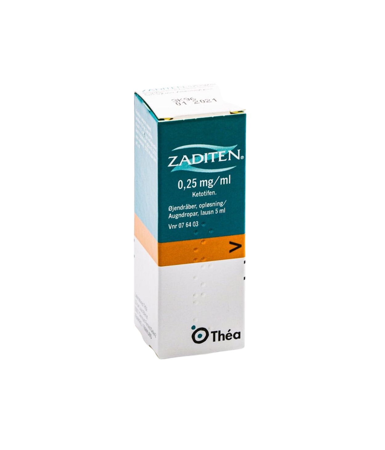Zaditen augndr 0,25 mg/ml 5 ml