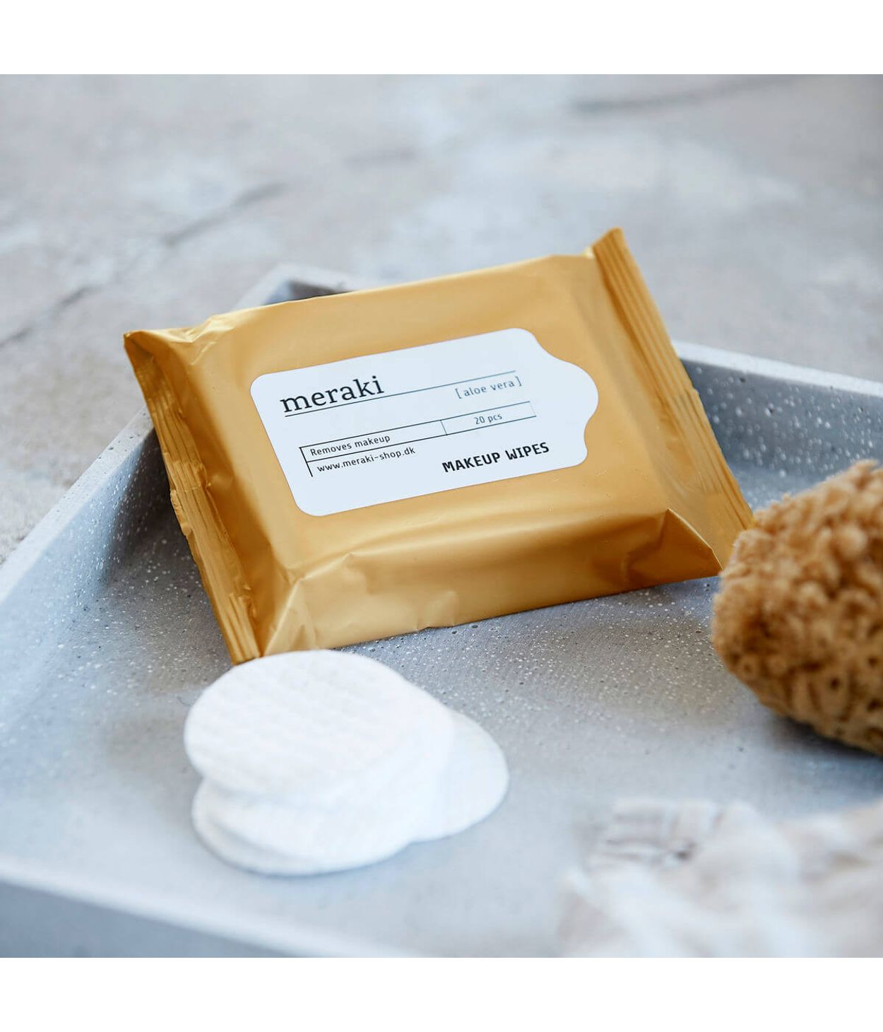 Meraki Hreinsiklútar Aloe Vera Makeup