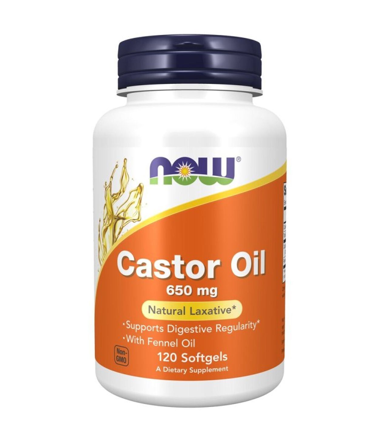 NOW Castor Oil 650mg
