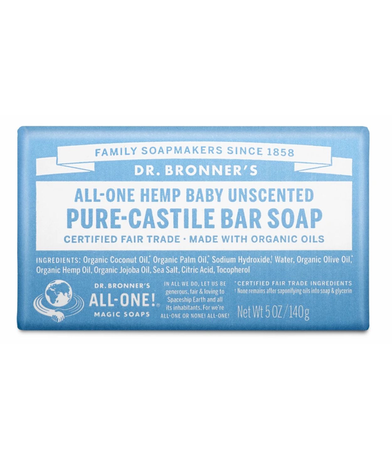 Dr.Bronner's Sápustykki Baby Mild