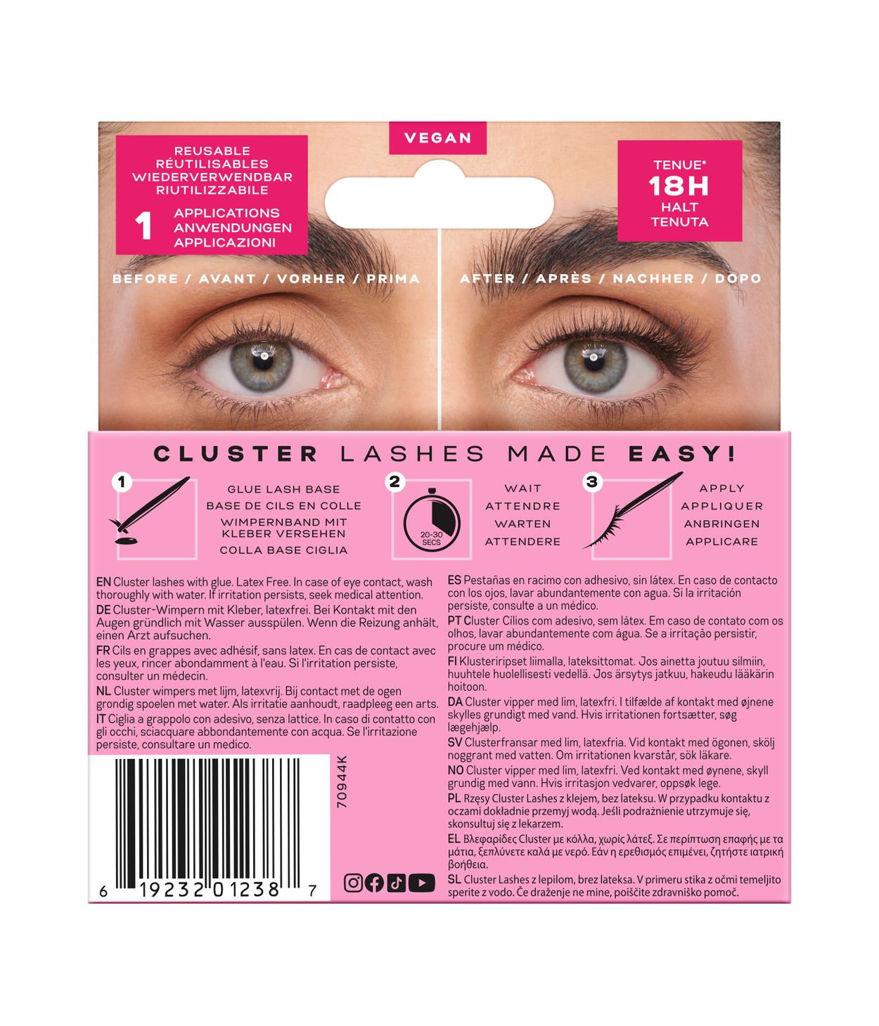 EYLURE Clusters Fluffy Pre-Mapped