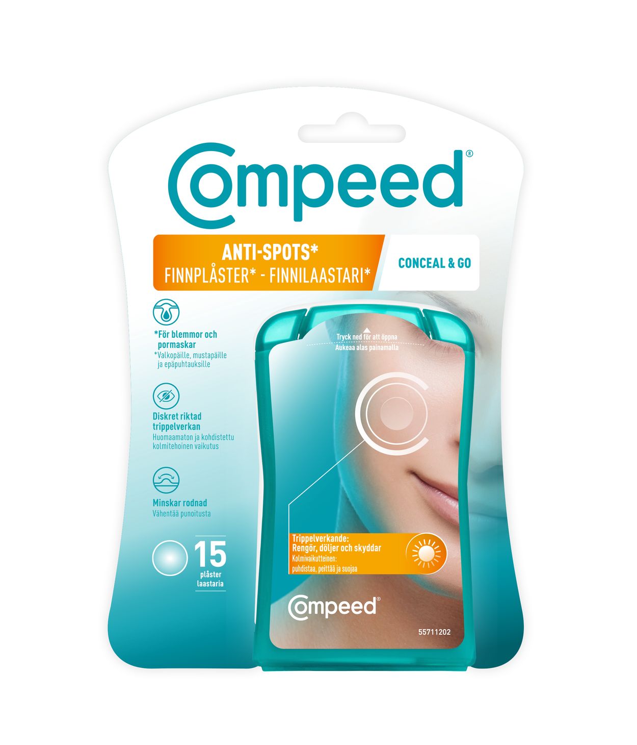 Compeed Bóluplástur Conceal & Go 15 stk