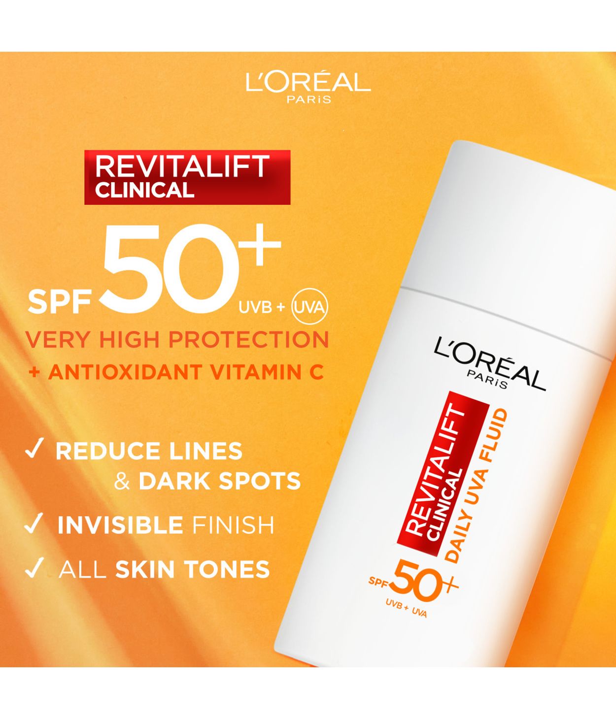 L'ORÉAL Revitalift Clinic Vitamin C UV Fluid 50ml