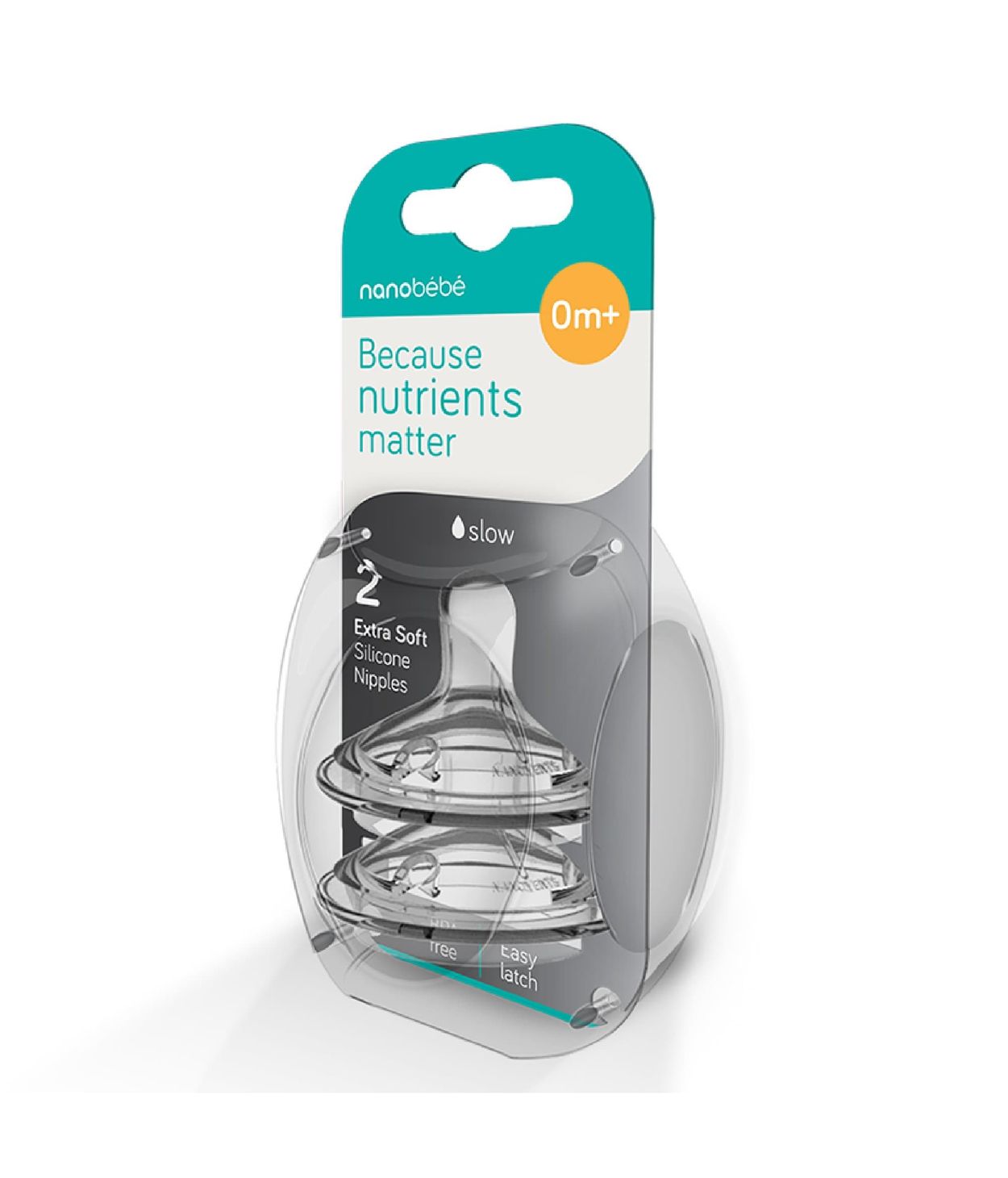 Nanobebe Sílíkontúttur