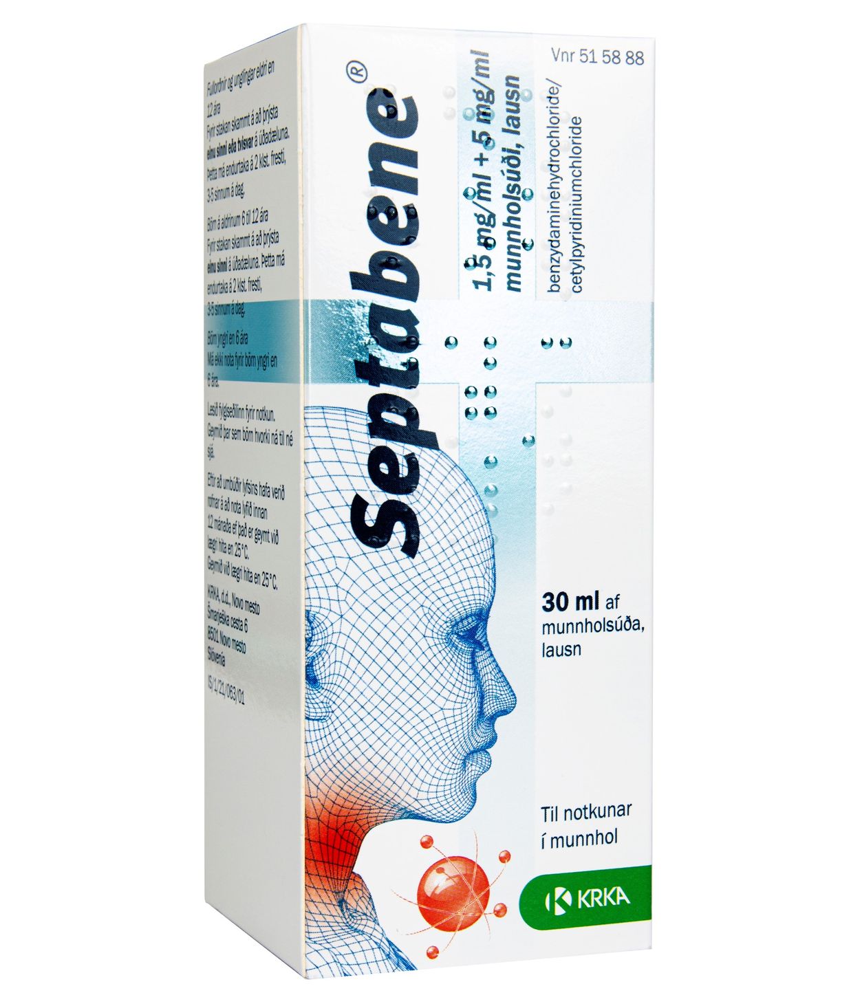 Septabene, munnhúði 0 30 ml