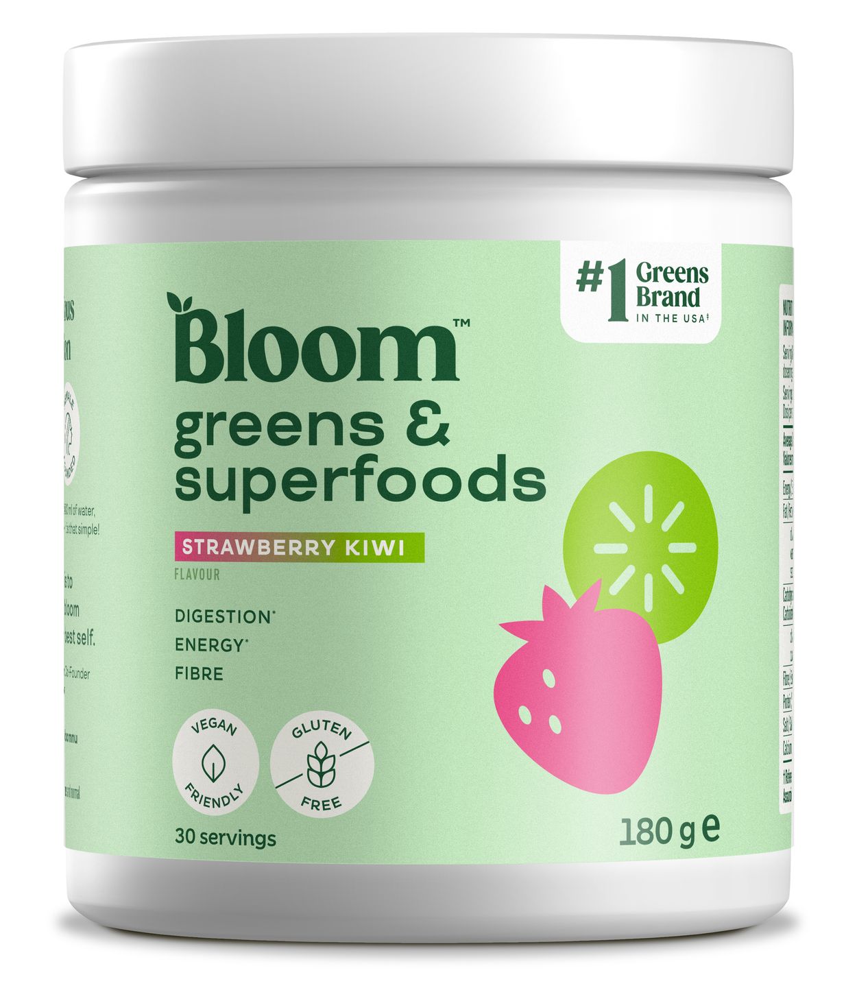 Bloom Greens Strawberry Kiwi 180g