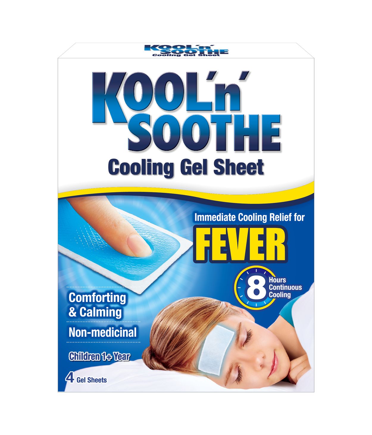 Kool'n Sooth Kælipúðar f.Börn 4stk/pk