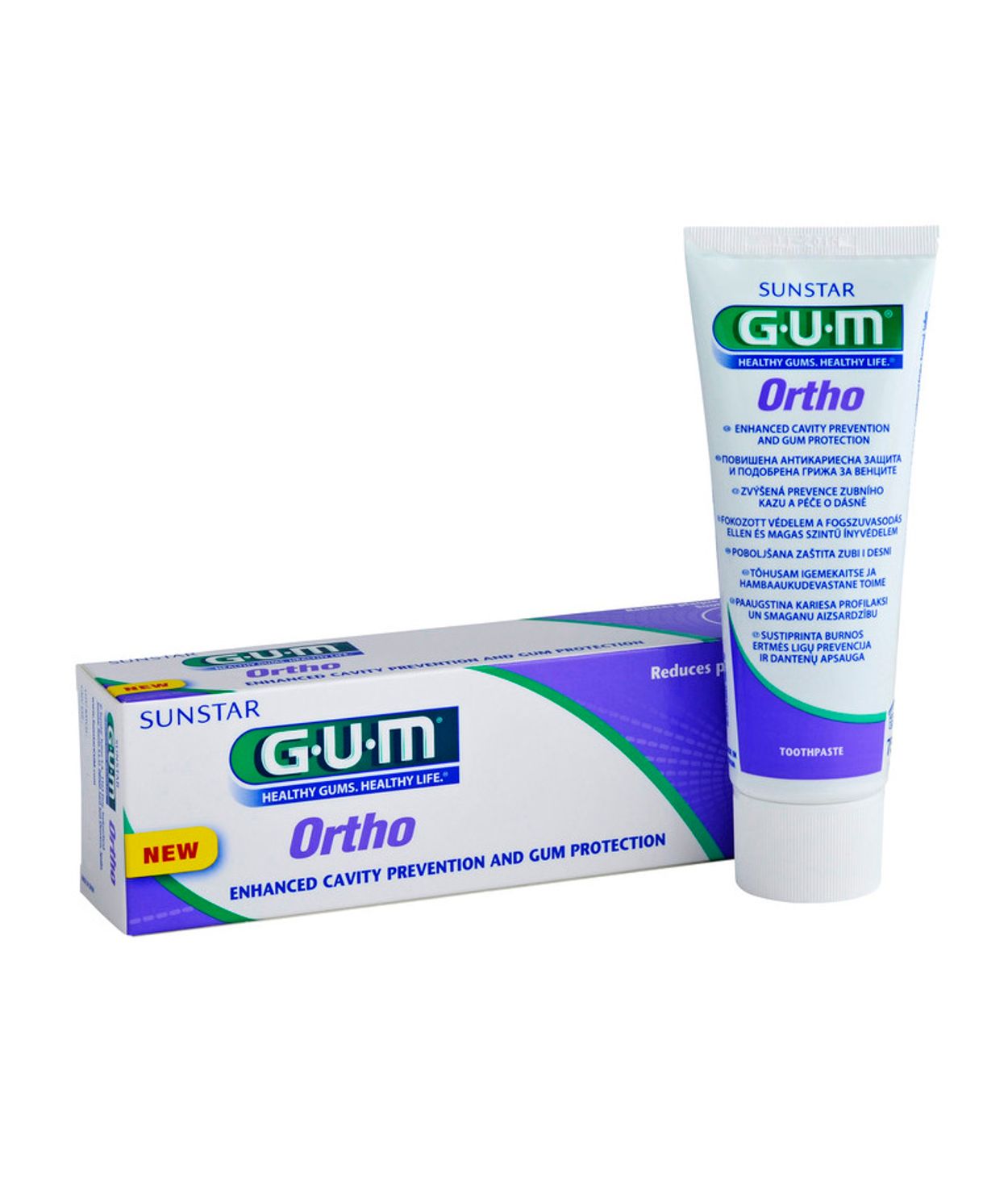 GUM Ortho Tannkrem Fyrir Tannréttingar