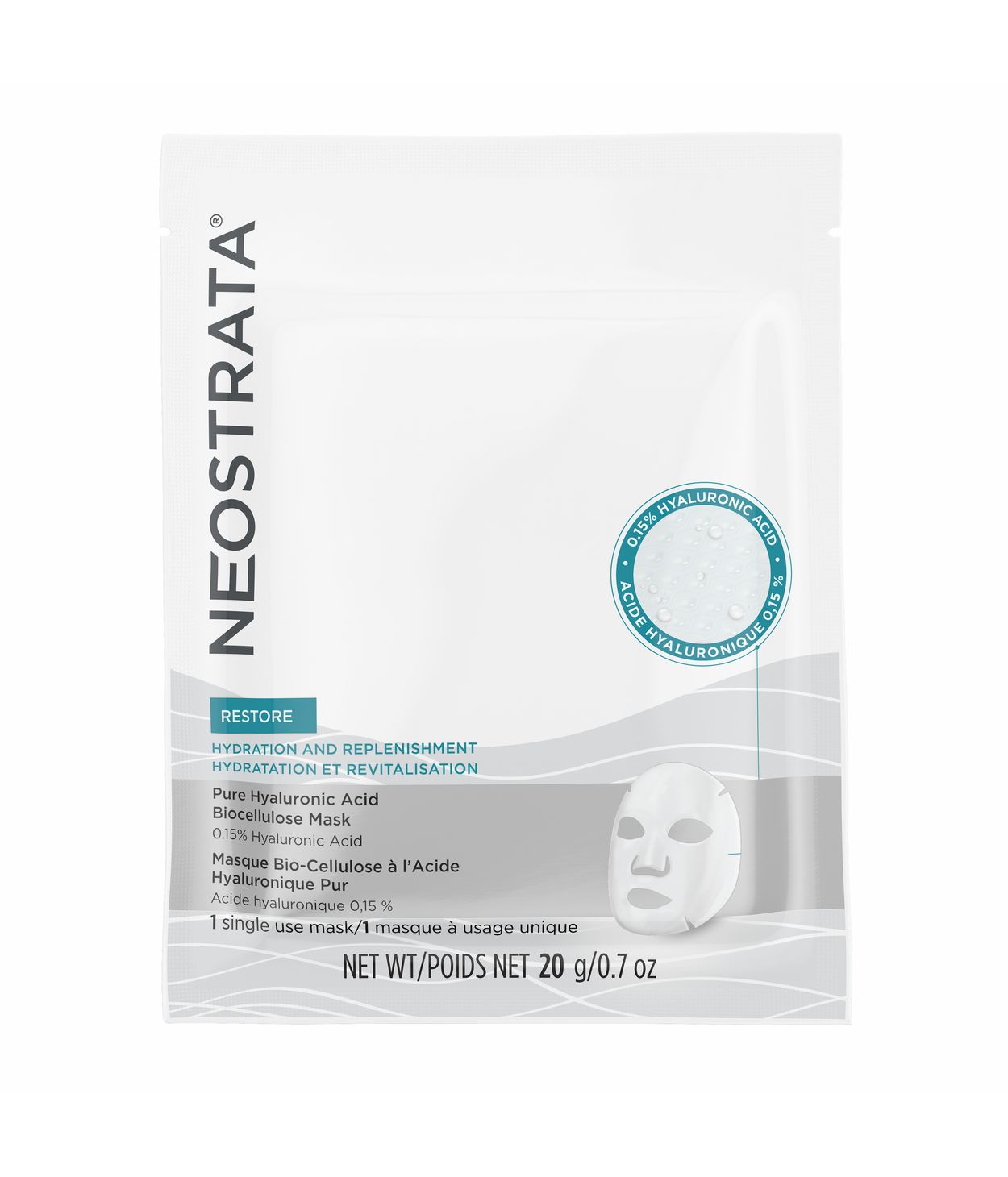 Neostrata Restore HyaluronicAcid Biocellulose Mask