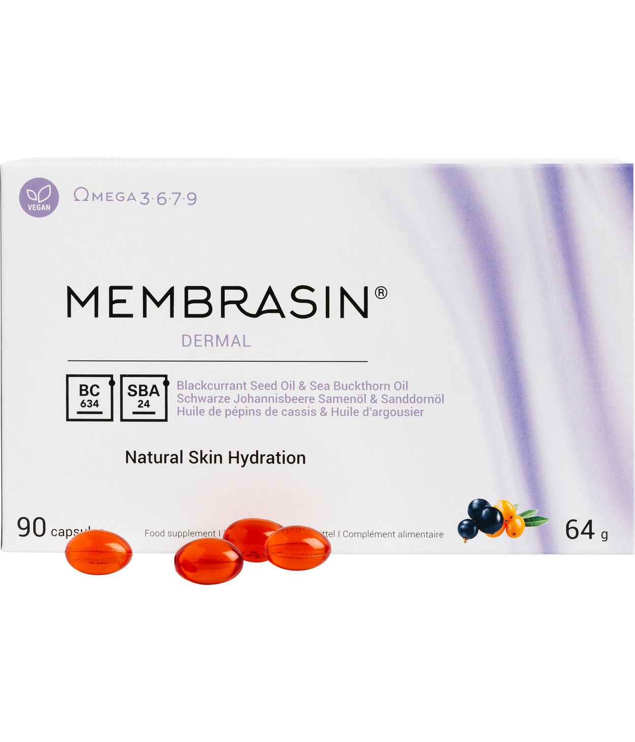 Membrasin Dermal Bætiefni fyrir húðina 90stk