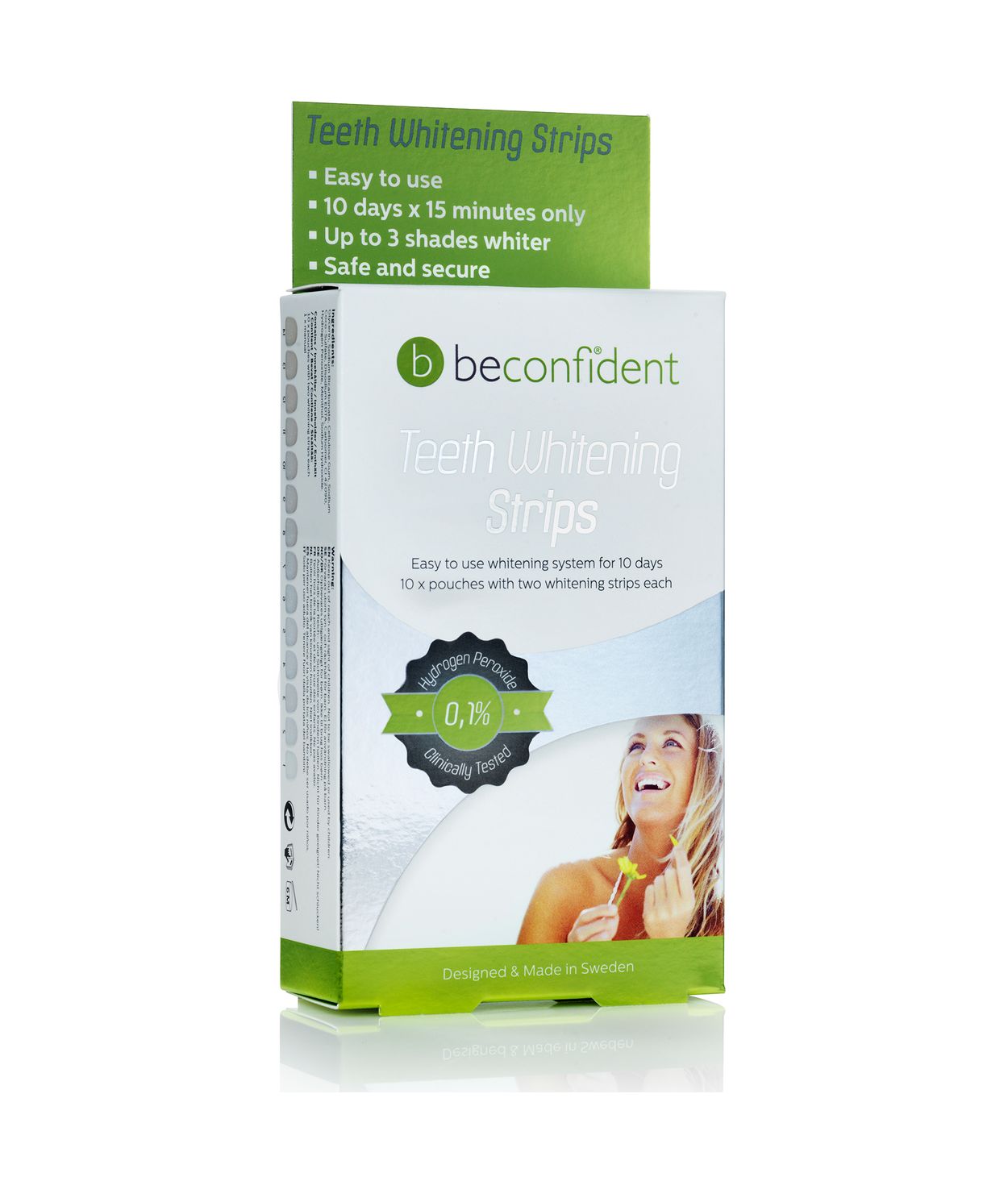 Beconfident Teeth Whitening X3 Strips, 10 days