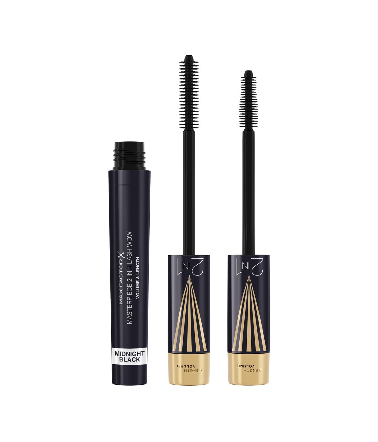 MAX FACTOR Masterpiece 2in1 Wow Mascara Black