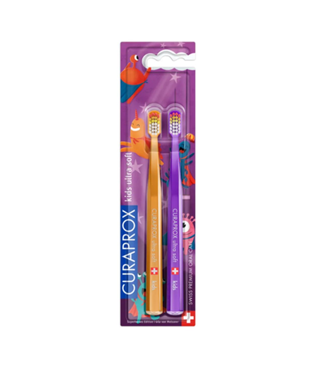 Curaprox Kids Tannburstar duo Superhero edition