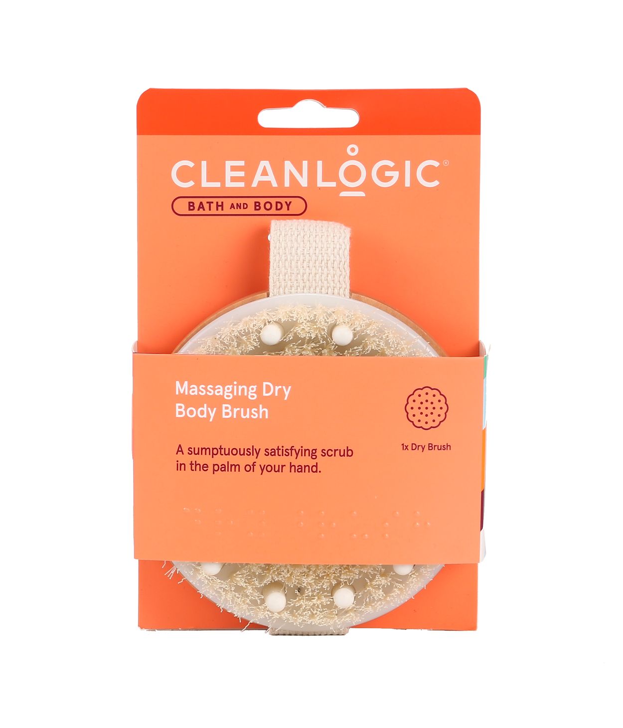 CLEANLOGIC Massaging Dry Body Brush