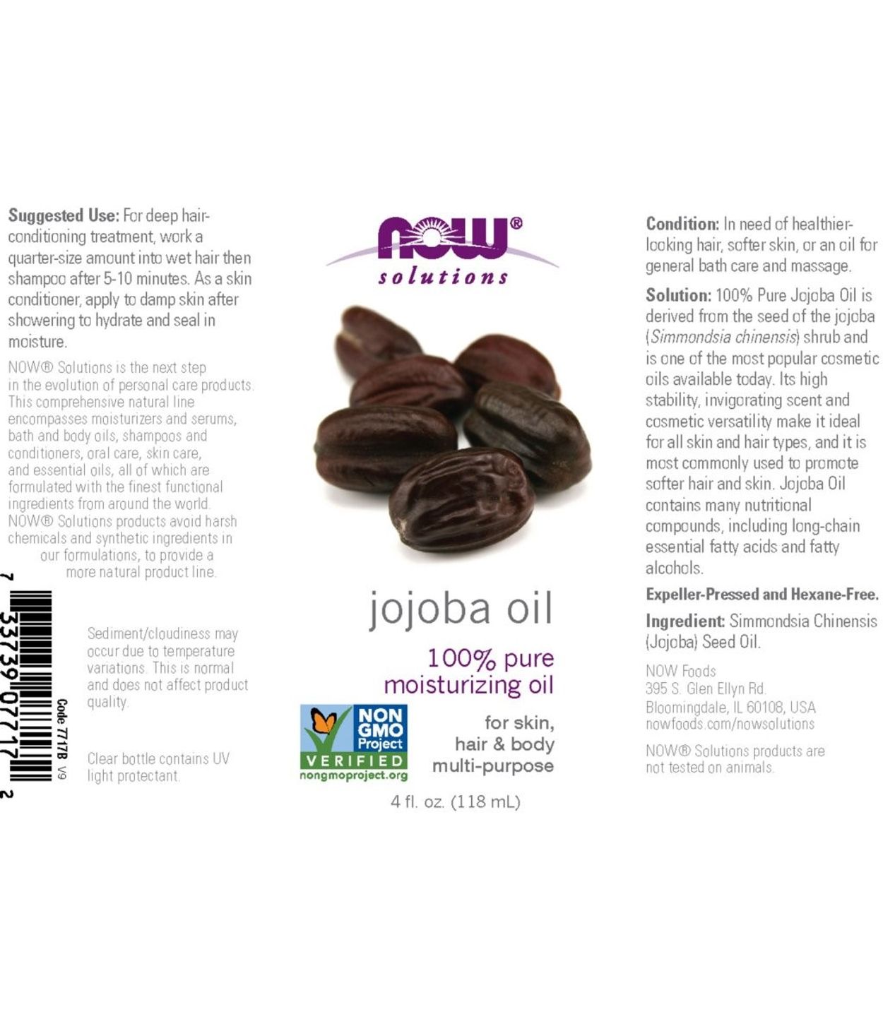 NOW Jojoba oil 118ml