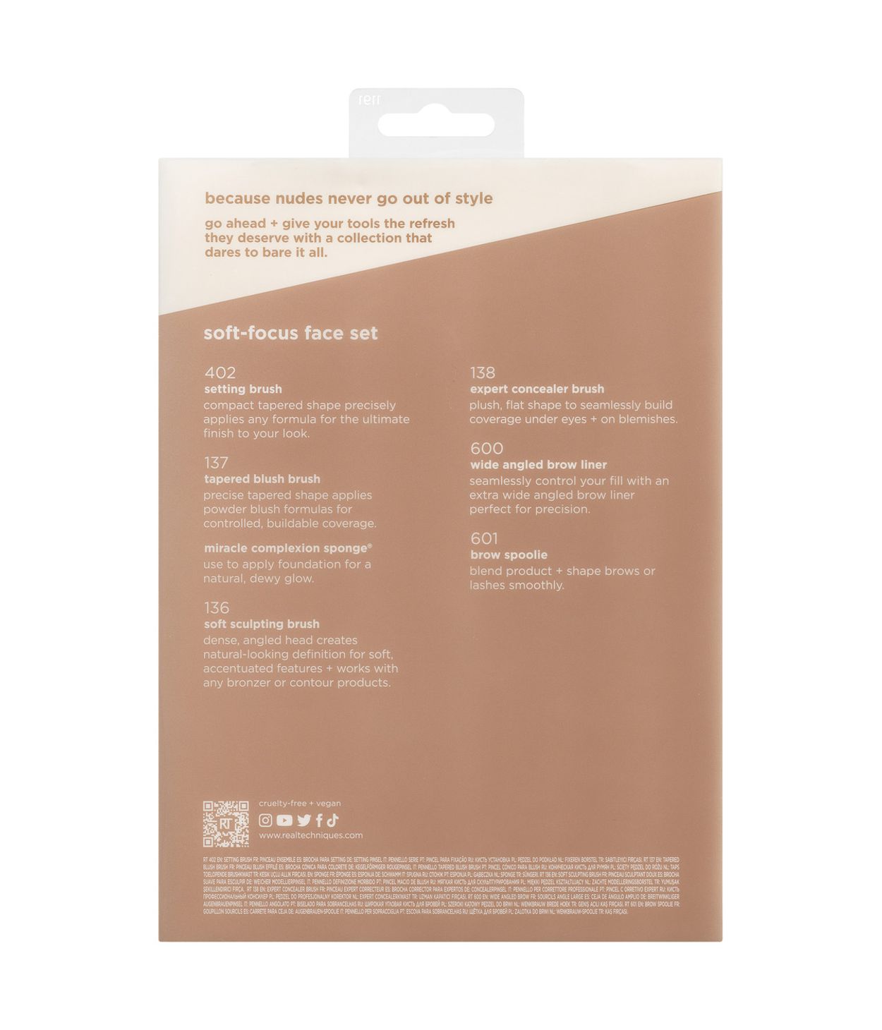 REAL TECHNIQUES NewNudes 2.0 Burstasett