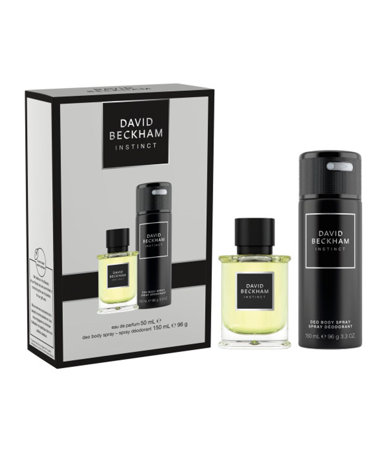 David Beckham Instinct edp 50ml,Deospray 150ml