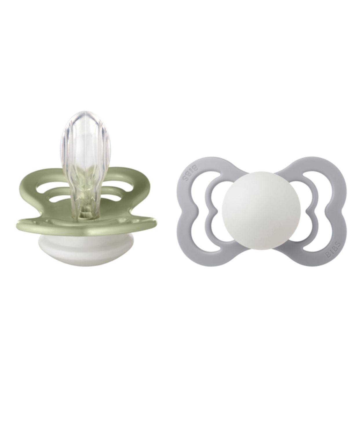 BIBS Supreme GLOW Sage/Cloud Silicon 