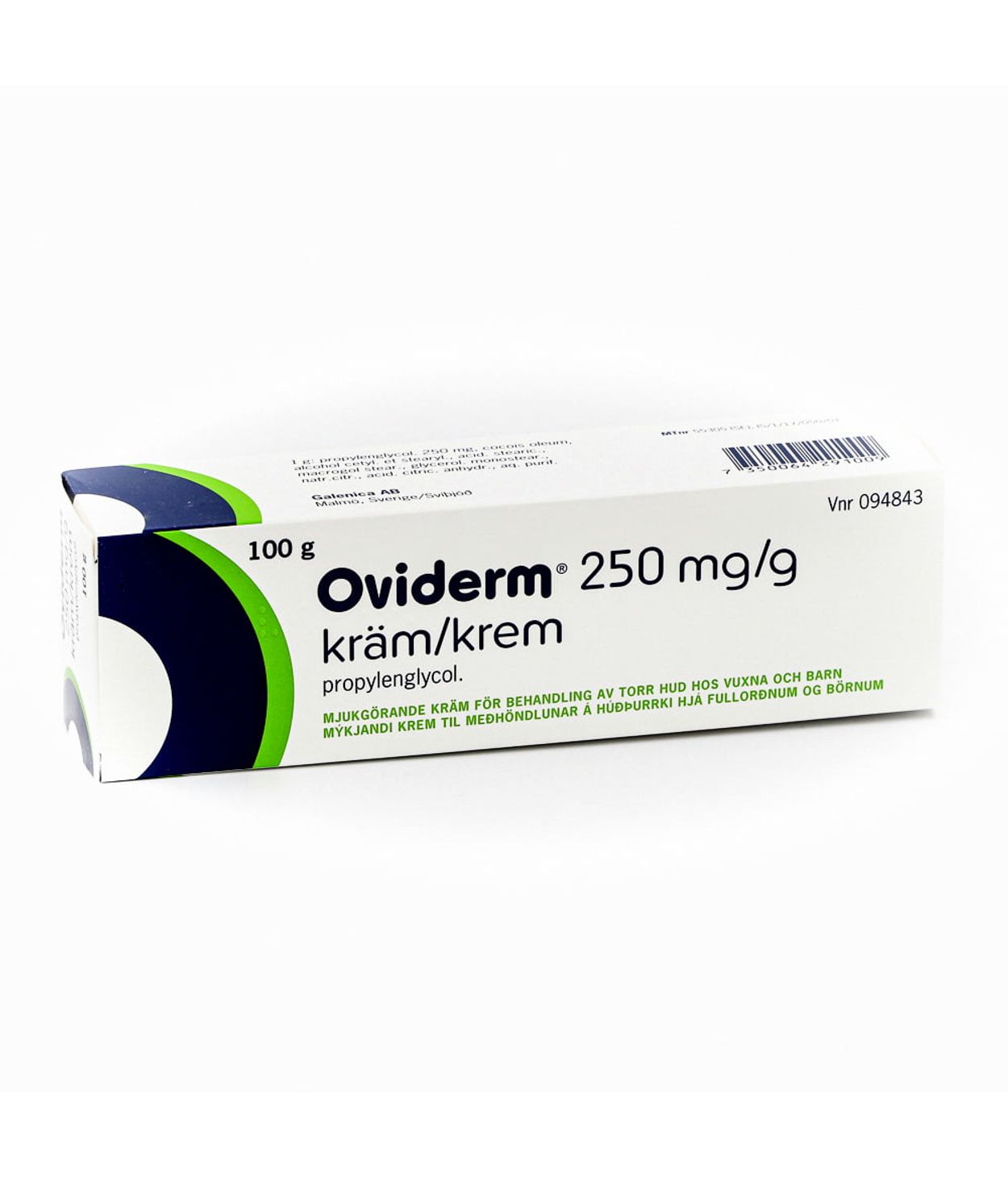 Oviderm, krem 250 mg/g 100 g