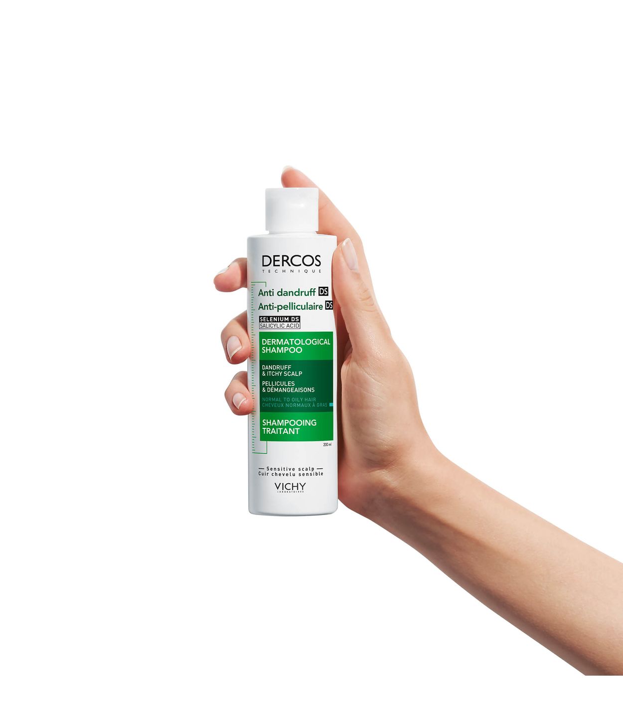 VICHY Dercos Flösusjampó Normal/Feitt hár 200ml